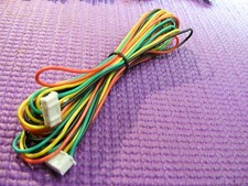 STEPPER MOTOR CABLE 1.5 MTR GRN BLK YEL RED 6 PIN1.5 4 PIN XH 2.54 SILICON x5 picture