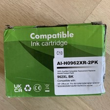 962XL Ink Printer Cartridge 2 Pack Black New In Box Wrapped picture