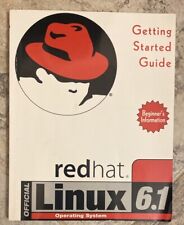 Redhat Linux 6.1 Getting Started Guide Operating System 1999 Good picture