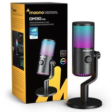 Maono DM30 RGB USB Microphone RGB Gaming Microphone Computer Mic USB Gaming Mic  picture