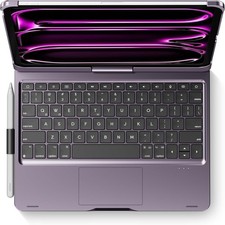 Swivel Keyboard Case for iPad Pro 11-inch M5 M4 ( ) Purple picture