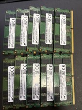 Lot Of 10 Micron 16gb 2Rx8 ddr4 2666V Laptop Memory picture
