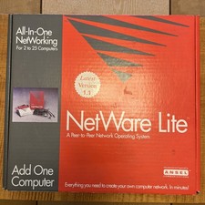 vintage Novell Netware Lite V1.1 / Utility Software, Manuals Floppy Disks picture