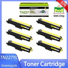 6PK TN227 YELLOW Toner Cartridge For Brother HL-L3210CW HL-L3230CDW MFC-L3770CDW picture