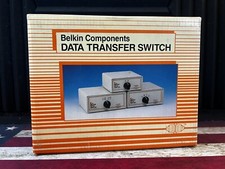 Vintage Belkin Components Data Transfer Switch Parallel Connection NOS F1A013 picture
