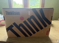 Lenovo ThinkVision P24q-20 23.8” QHD 2560x1440 IPS Monitor NEW Sealed + Keyboard picture
