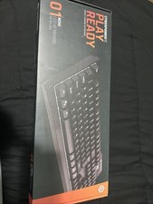 Cyberpower PC Play Ready 01 NOHI LED Wired Gaming Keyboard Black KB-161-306 picture