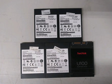 Lot Of 5 SanDisk U100 16GB SSD SATA 2.5