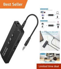 Upgraded Bluetooth 5.3 Transmitter Receiver 3-in-1, Wireless 3.5mm Audio Adap... picture