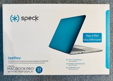 Speck See Thru SmartShell Case MacBook Pro 13inch w/ Retina Display Calypso Blue picture