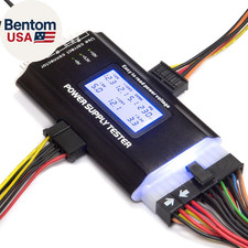 PC Computer Power Supply Tester, Digital LCD Screen, ATX/ITX/IDE/HDD/SATA/BYI (K picture