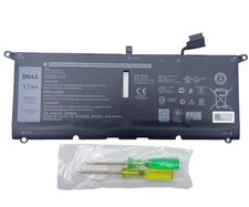 52Wh Genuine DXGH8 Battery For Dell XPS 13 9370 9380 Series H754V V48RM HK6N5 picture