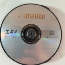 Lot Of 12 Imation CD-RW 1x-4x 80 Min/700 MB Compatible Disc New Partial Case picture