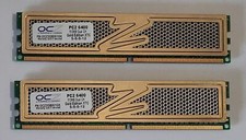 2x OCZ 512MB PC2-6400/DDR2-800 Gold Edition OCZ2G8001GK RAM = 1GB picture