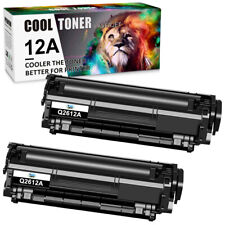 2 Pcs Q2612A 12A Black Toner for HP LaserJet 1018 1012 1015 3020 3055 MFP M1005 picture