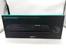 Logitech MK850 Ergonomic Wireless Keyboard & Mouse Combo Multi-Device Black picture