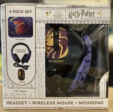 Harry Potter Headsets with Microphone, Wireless Mouse And mouse pad Tech Bundle picture