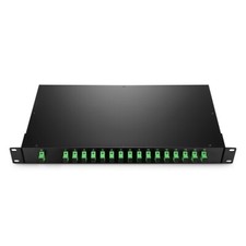 1x16 Fiber PLC Splitter with 1U 19 Rack Mount Metal Box,SC/APC - 96534 picture