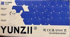 YUNZII YZ/KC84 White Keyboard 75 % Hot Wired Mechanical Keyboard. NEW  picture