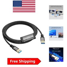 2FT USB 3.0 A-A Cable for Fast File Transfers Between Windows & Mac Systems picture