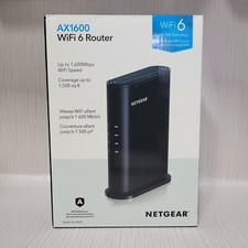 NETGEAR AX1600 Wi-Fi 6 Router 4-Stream 1.6 Gbps Cover 1500 SF (RAX5-100PAS)™ picture