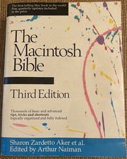 Vintage The Macintosh Bible 3rd Edition Book 1991 picture