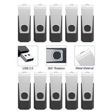 Kootion Bulk Sale 10pcs USB 2.0 128M 256M 512M Anti-Skid Flash Drive Memory Lot picture
