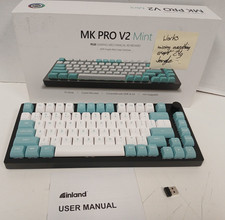 Inland MK Pro V2 Mint RGB Mechanical Gaming Keyboard, Red Linear Switches  *READ picture