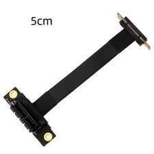 PCIE Riser Cable PCIe 3.0 x1 to x1 Extension Cable 1x Riser Card Ribbon Extender picture