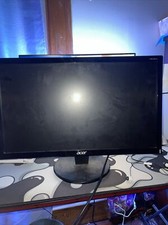 Acer P216HL Black 21.5 in Widescreen Flat Panel LCD Computer Display Tested Work picture