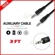 3.5mm SLIM Mini-Stereo TRS Male to Male Speaker/Audio Cable Black picture