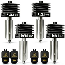 4-Pack 0.2mm/0.4mm P2S Hotend for Bambu Lab X2D H2D H2S A1 Mini picture