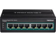 TRENDnet 8-Port Hardened Industrial Unmanaged Gigabit 10/100/1000Mbps DIN-Rail S picture