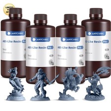 3D Printer Resin Bundle ABS-Like Pro 2 4kg Grey Toughness & Strength picture