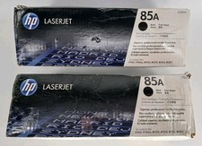 2 Genuine HP 85A CE285A Black LaserJet Toner Cartridges Sealed OEM picture