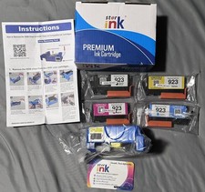 NIP Starink Premium 923 Compatible HP OfficeJet pro Ink Cartridge 4Pk. No Chip. picture