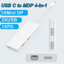  4 IN1 USB-C to Mini DisplayPort+USB 3.0+PD Adapter 4K@60Hz Video Quick Charger picture
