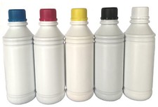 5X500ml DTF Inks CMYKW Direct to Film Printer Film Hot Melt Powder Heat Transfer picture