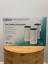 TP-LINK Deco AC1200 Deco M4 Wi-Fi  Tri-Band  3-Pack Whole Home Mesh System picture