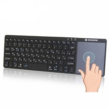 Zoweetek k12bt-1 Mini Wireless Bluetooth Keyboard Russian English Spanish Touchp picture