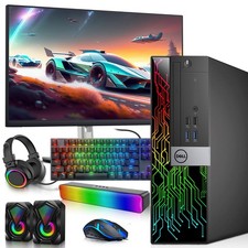 Dell RGB Gaming PC i5 8th 32GB 1TB SSD 500GB HDD 24