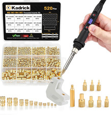 Professional Heat Set Insert Tool Kit: 80W Soldering Iron Heat Insert Tool with picture
