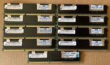 9x Micron 4GB 2RX4 PC3-10600R ECC 240-pin RDIMM HP 500203-061 for Servers picture
