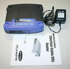 Linksys Etherfast Cable DSL Router Model BEFSR41 w/ 4-Port Switch, Transformer picture