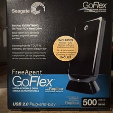 Seagate FreeAgent GoFlex 500GB External Portable HDD USB 2.0 STAA500602 NEW SEAL picture