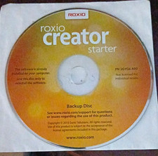 Roxio Creator Starter Backup & Recovery CD for Windows English MPN 2GYG6 A00 picture