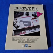 Deskpack Plus Commodore 64 / 128 Berkeley Softworks w/ Box & Manual picture