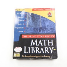 The Princeton Review Math Library 6 CD-ROMs The Learning Company Windows 95 3.1 picture