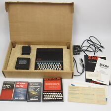 Sinclair ZX81 Computer 16k RAM Block & Timex 1000 Software Tapes Vintage Tech picture