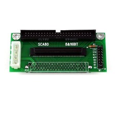 SCSI SCA 80 PIN TO 68 50 PIN SCSI Adapter SCA 80 PIN TO SCSI 68 IDE 50 Converter picture